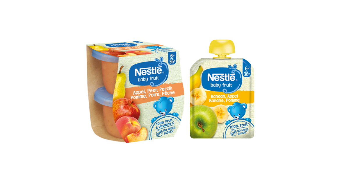 Fruits Toutes nos compotes bébé Nestlé Baby
